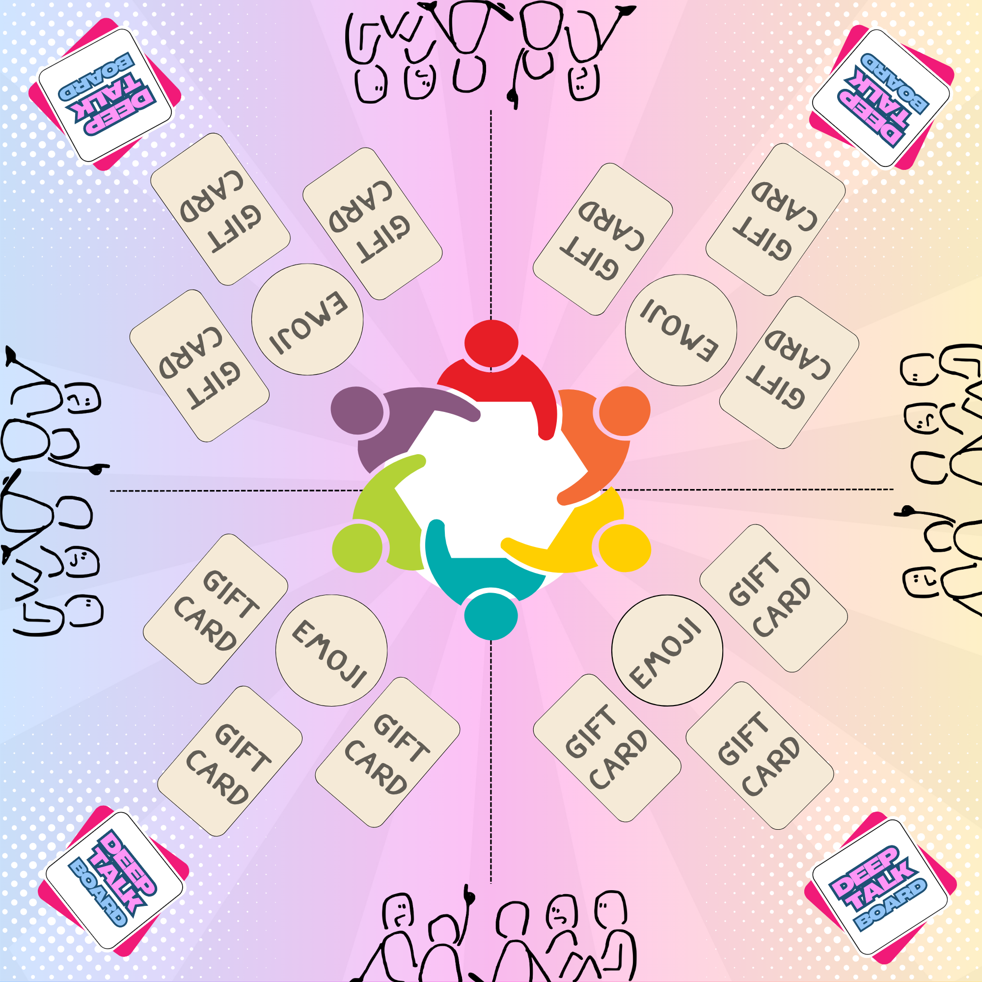 บอร์ดเกม Deep talk Board image