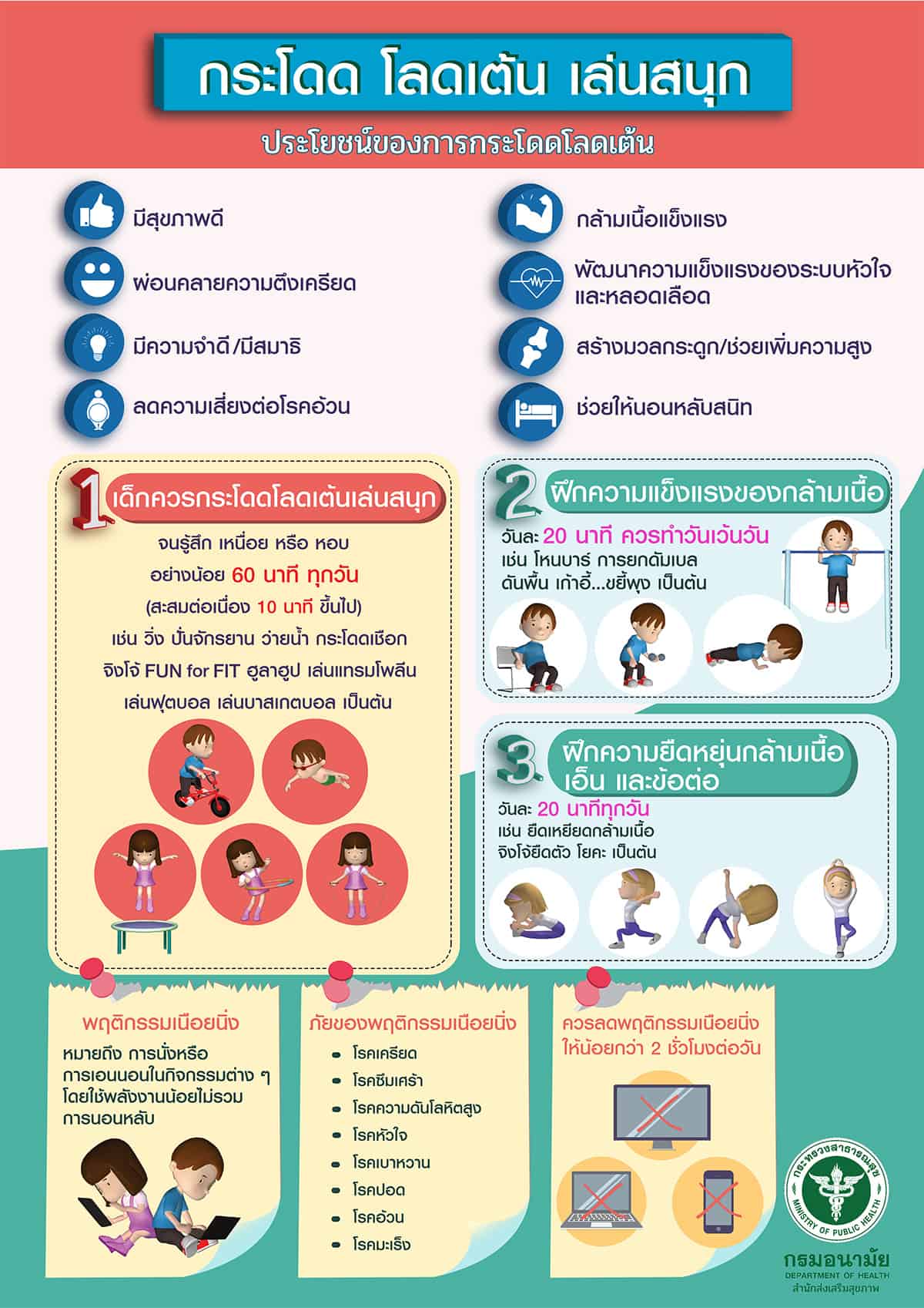 กระโดด โลดเต้น เล่นสนุก image